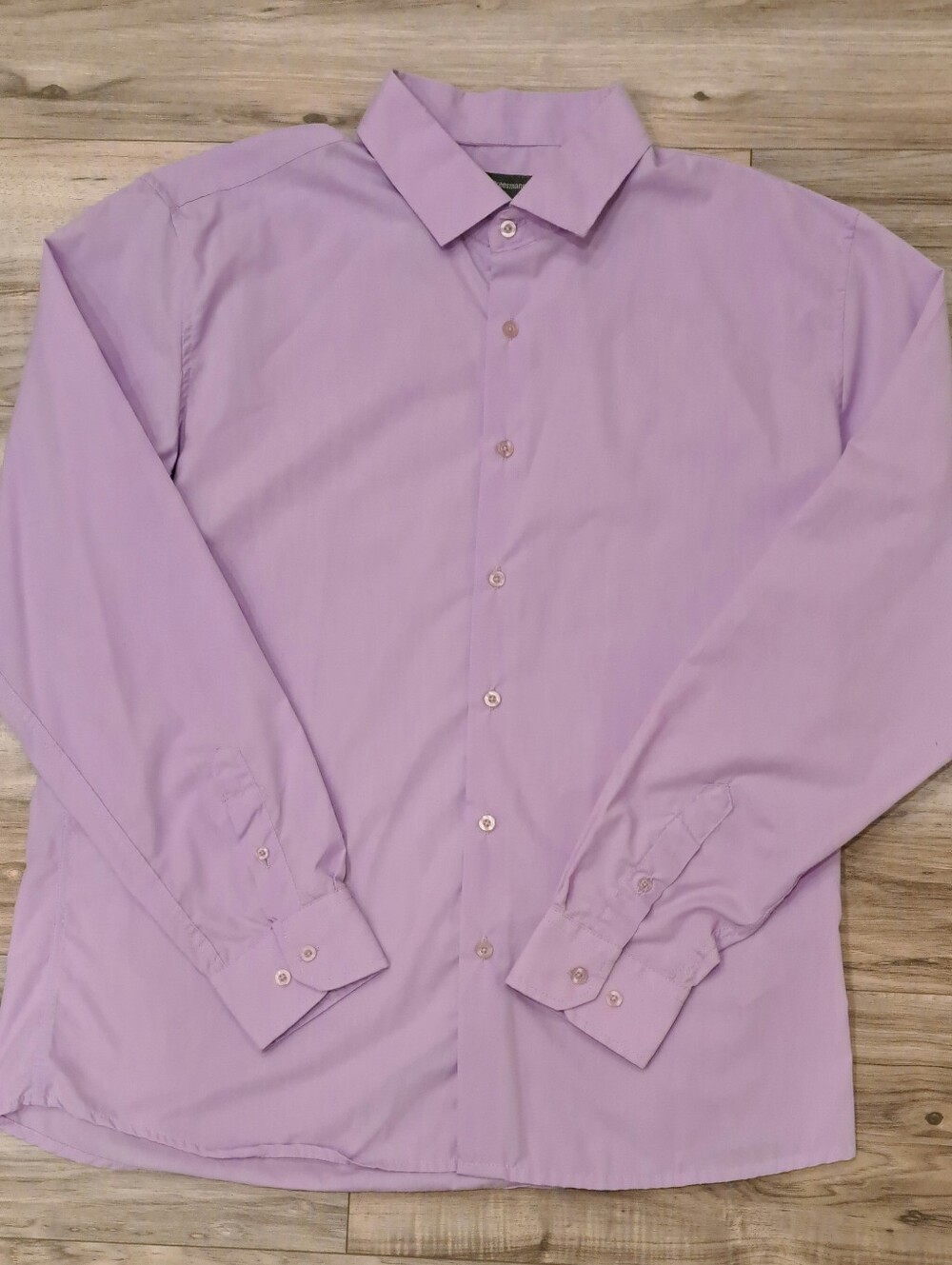 Men's Lavender Dress Shirt Fitted XL - Vroom & Dreesmann Munich